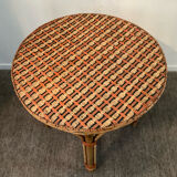Rattan table from the 60s