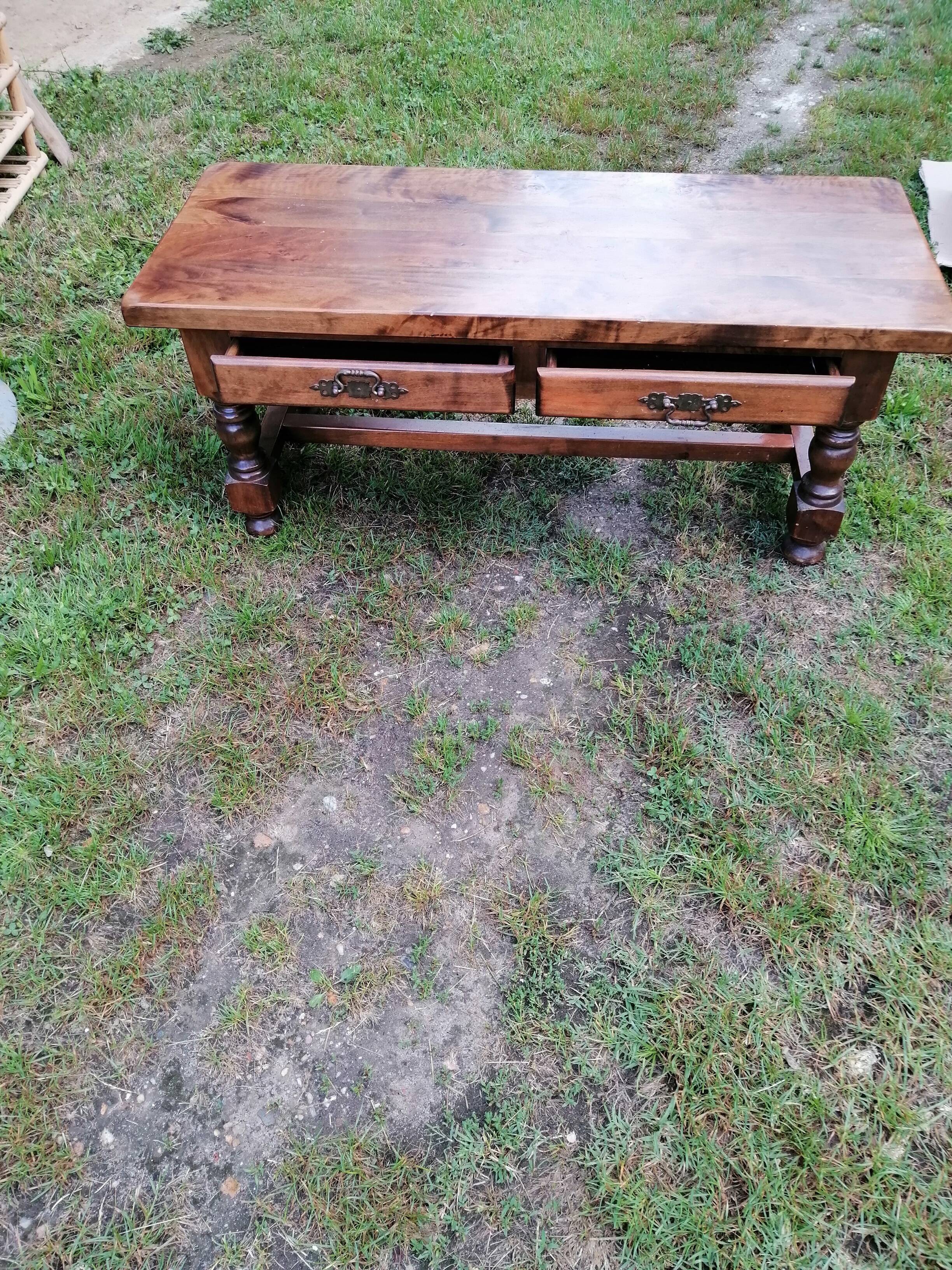 Wooden living room table