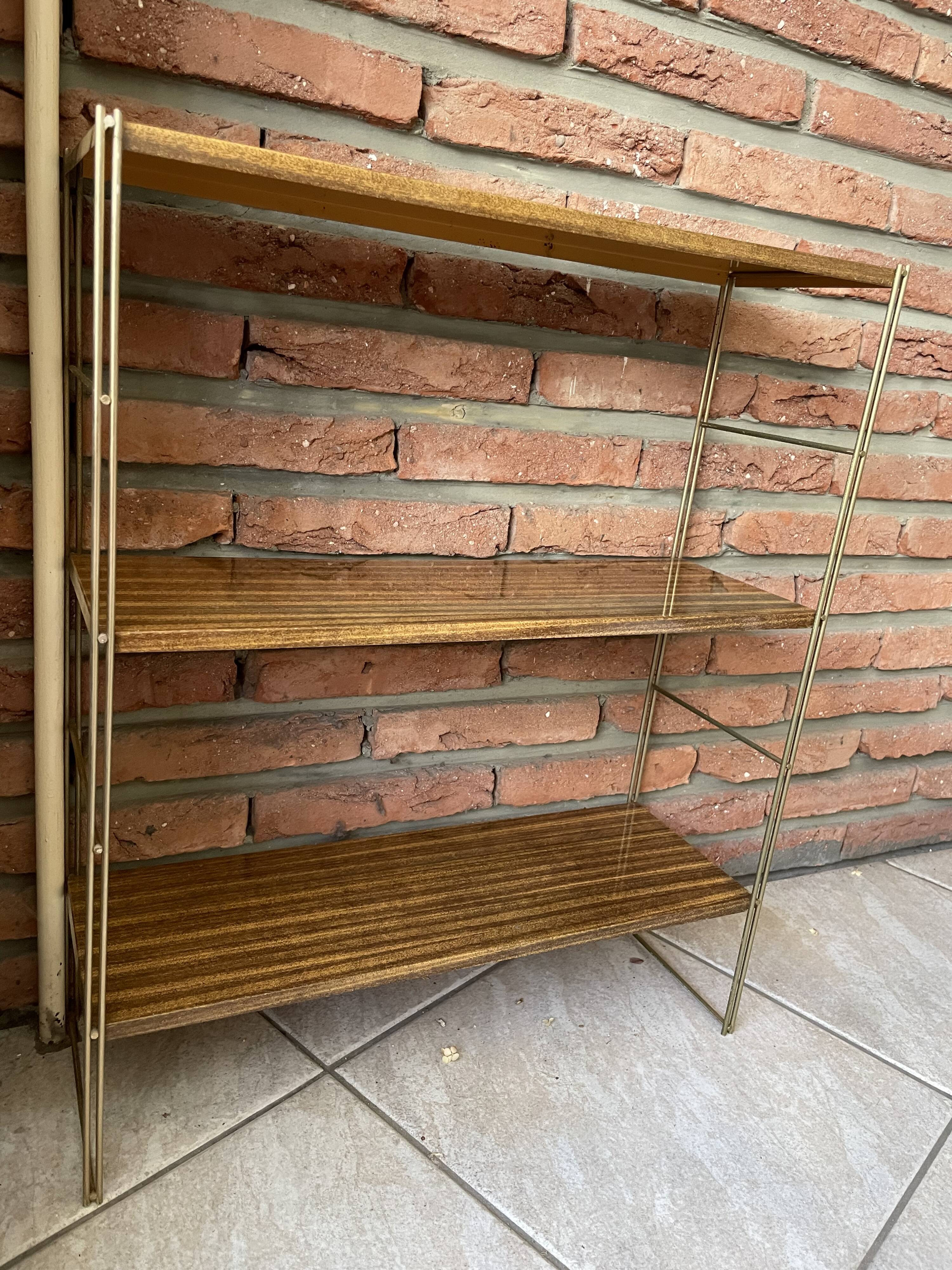 Iron and sheet metal shelf