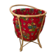 Panier à ouvrage rotin