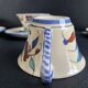 Set of 4 handmade cups and saucers – Hand-painted – Izni style