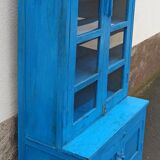 Vaisselier en bois bleu