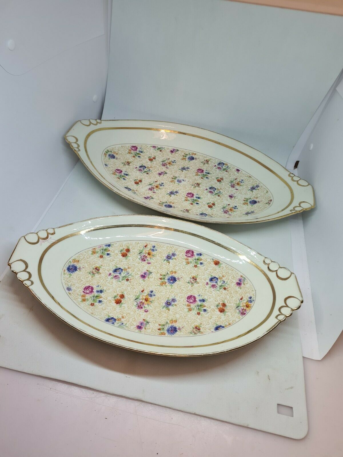 Limoges porcelain presentation dishes