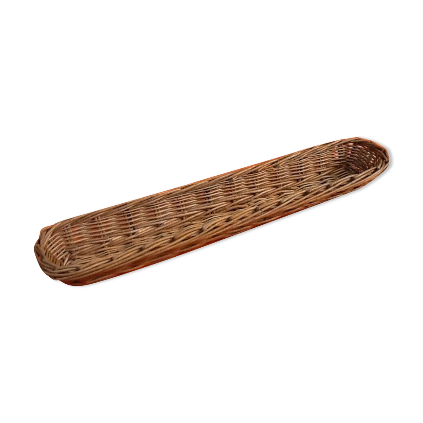 Braided wicker banneton basket
