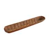 Braided wicker banneton basket