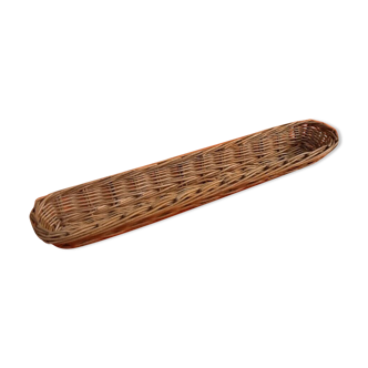 Braided wicker banneton basket