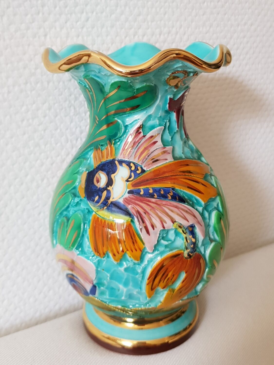 Vase céramique Monaco Cerdazur ca 1950