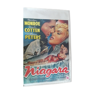 Affiche de cinéma ancienne niagara