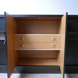 Brutalist mid-century belgium credenza