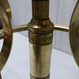 Antique glass cage lantern chandelier