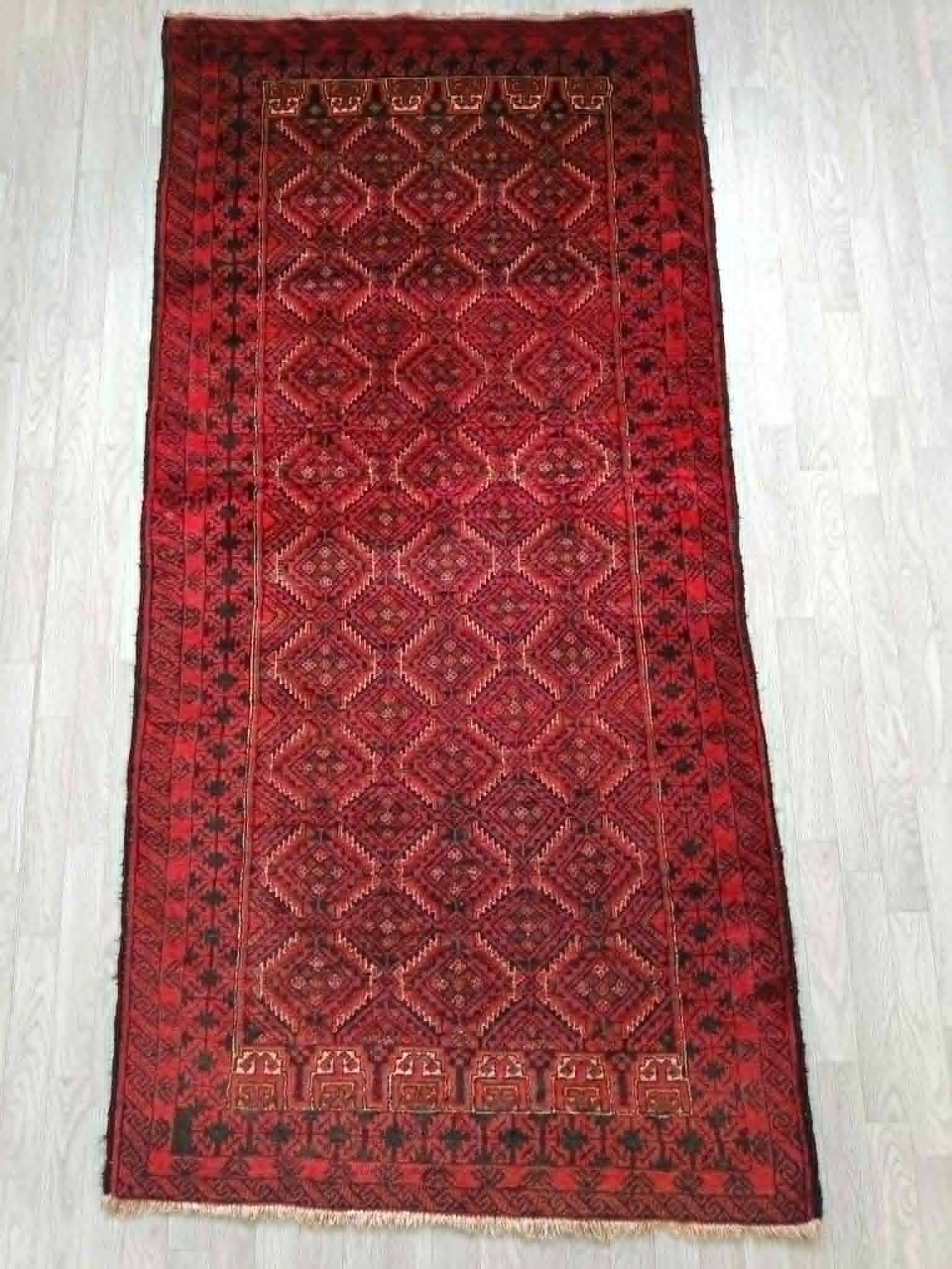 Handmade Belouch Persian carpet