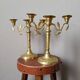 Pair of vintage bohemian country candlestick holders