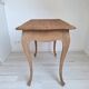 Occasional table, antique desk in solid oak in Louis XV style.
