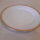 Porcelain plate with gold trim