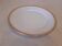 Porcelain plate with gold trim