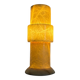 Alabaster stepped circular table lamp, Spain, 1970s