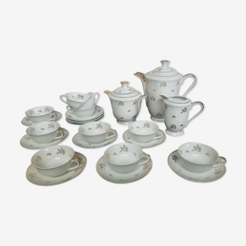 Luf gold porcelain tea service