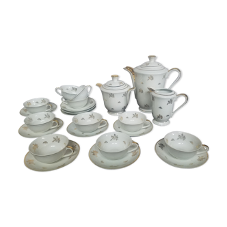 Luf gold porcelain tea service