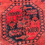 Tapis ancien turkmen afghan 286x342 cm