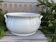 Antique Sarreguemines jardinière in porcelain