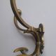 Patère double bronze porte manteau chapeau 4 crochets ancienne