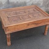 Old wooden coffee table