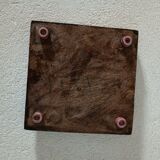 Ceramic and wood trivet