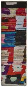 Handwoven Turkish Recycled Boho Rug 89 cm x 318 cm