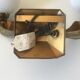Pair of wall light vintage bronze swallows Annees 50