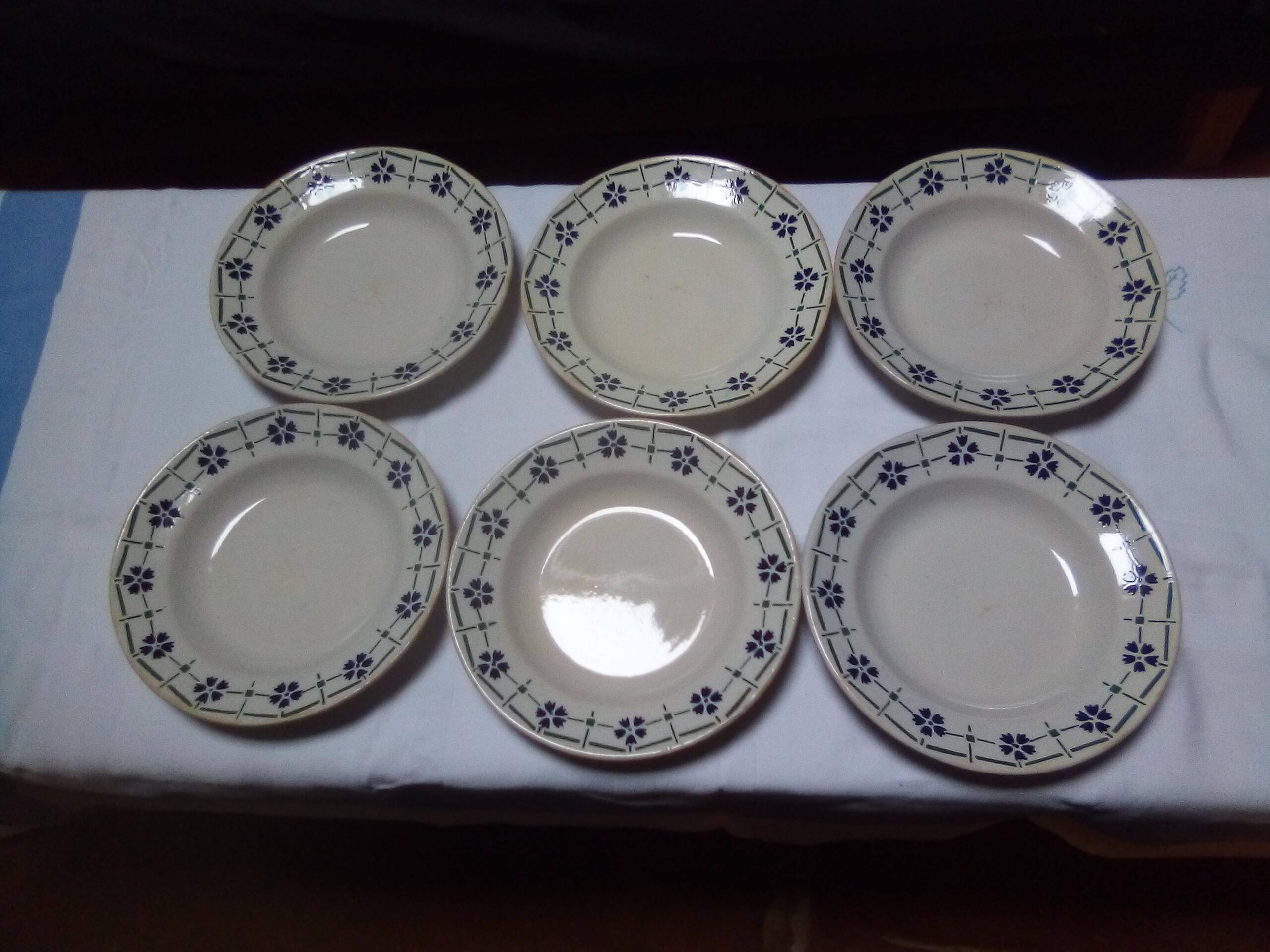 6 soup plates Philippe / Limoges