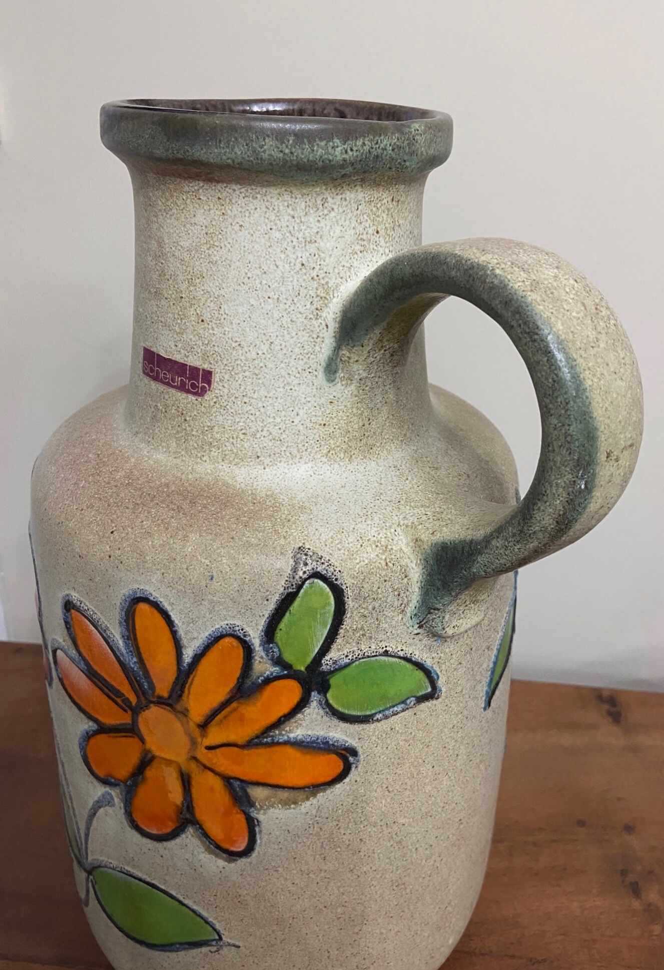 Jug floor vase scheurich