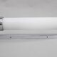 1930s Bauhaus tubular wall light, chrome & glass, Czechoslovakia