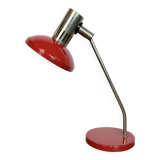 Vintage red east german table lamp from aka leuchten, 1970s