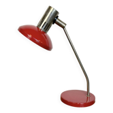 Vintage red east german table lamp from aka leuchten, 1970s