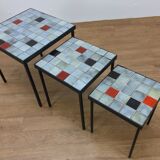 Mado Jolain ceramic tables 1960