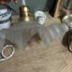 Suspension in transparent opaline
