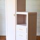 Asymmetric cabinet