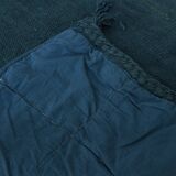 Navy Blue Pattern Handmade Kilim Rug, 128x235 Cm