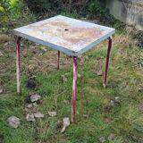 METAL terrace table TOLIX 1950
