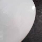 Old hanging lamp in white opaline Art Deco 1930 Ø 24.7 cm