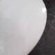 Old hanging lamp in white opaline Art Deco 1930 Ø 24.7 cm