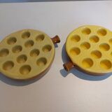 Set of 6 Vintage French escargot dishes