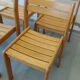 Set of beech chairs
