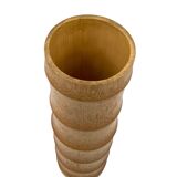 Vase en bambou Hollywood Regency, Italie 1970