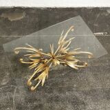 Golden coffee table "wheat cob", 1970