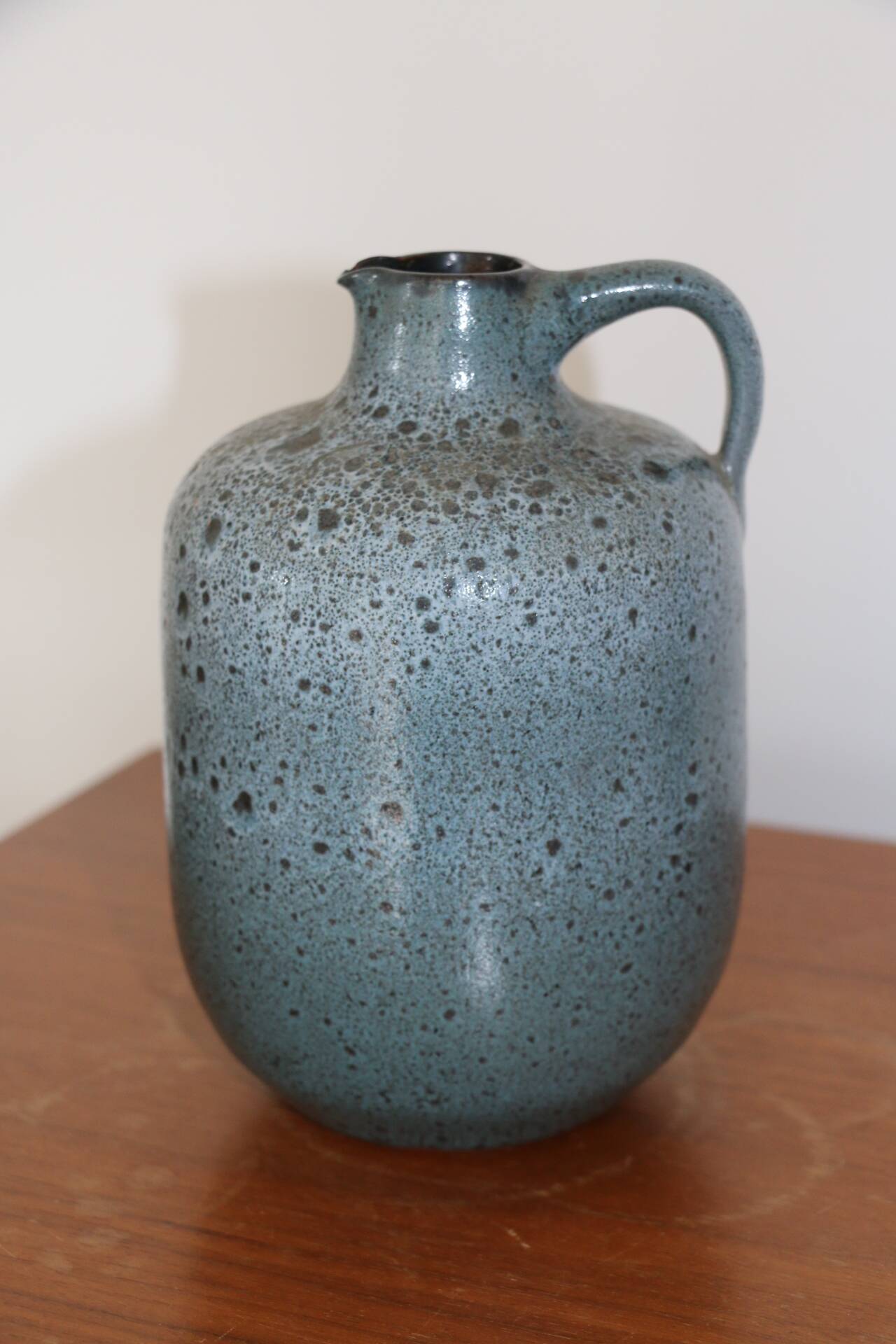 Blue ceramic vase