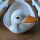 3 antique white porcelain dishes