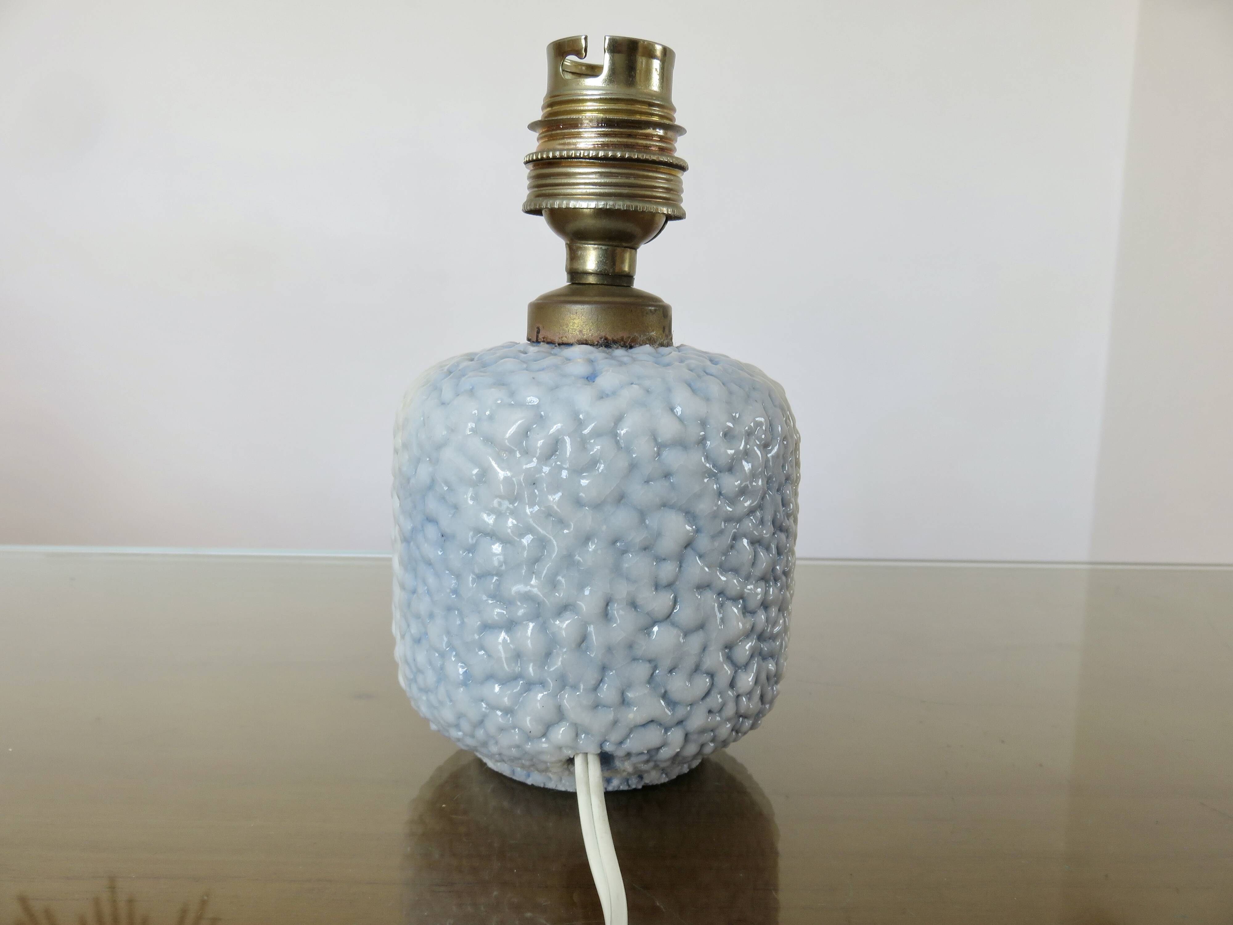 Primavera, small crumpled ceramic lamp