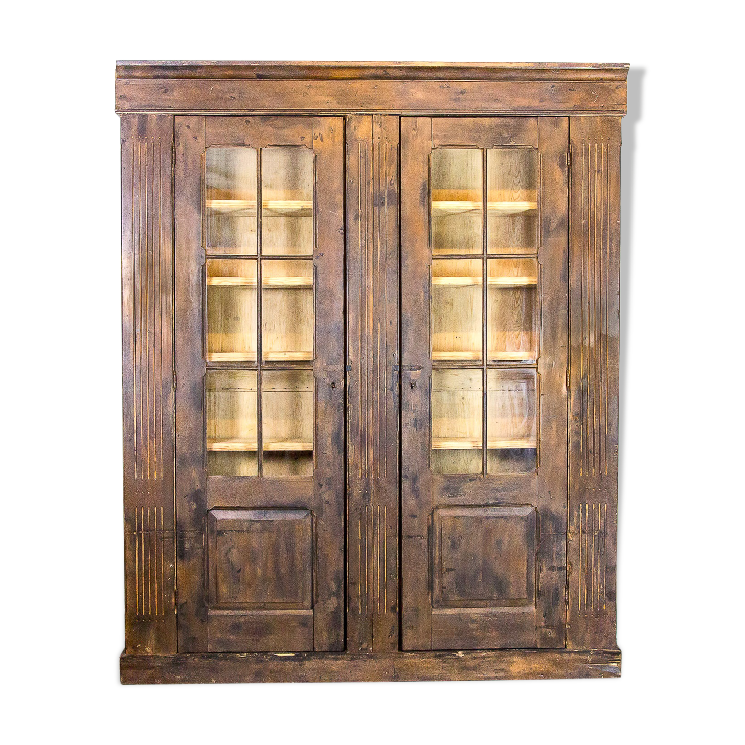 Armoire antique en pin, 1910 Selency