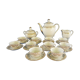 F.D Chauvigny porcelain coffee service complete gold frieze décor